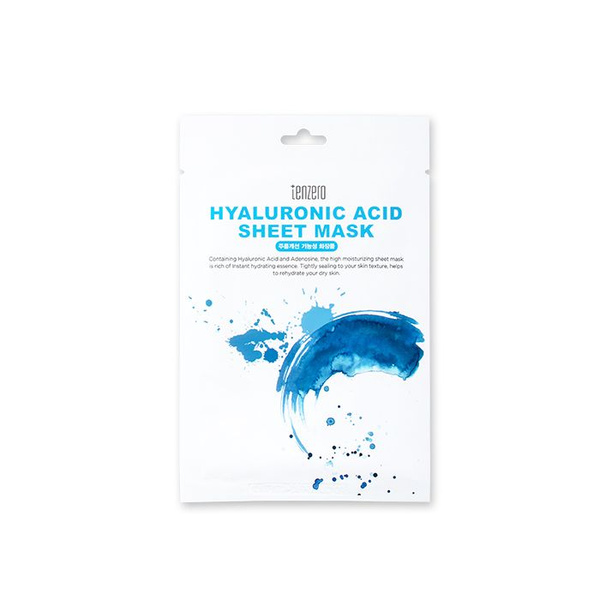 Тканевые маски для лица TENZERO HYALURONIC ACID SHEET MASK с ...