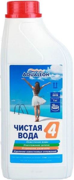 Средство для очистки бассейна Bestway Чистая вода 4 в 1, OW1LBW 1л ...