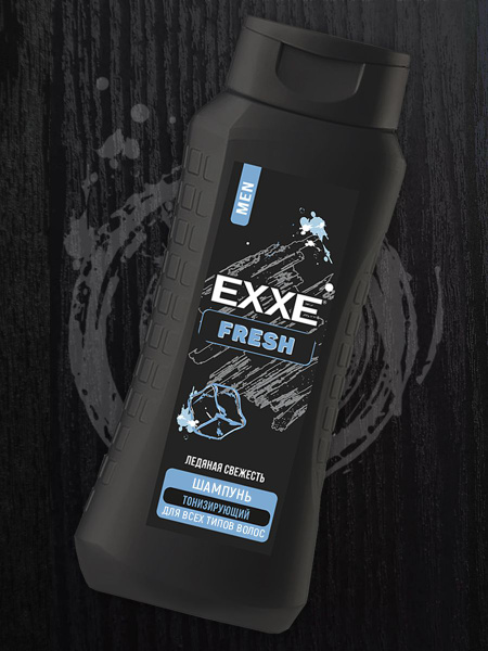 Мужской набор гель для душа + шампунь EXXE MEN FRESH, 400 мл (2 шт ...