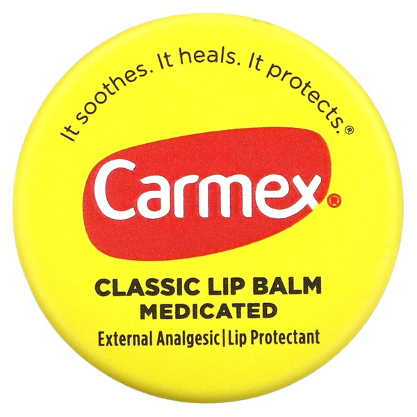 Carmex, классический бальзам для губ, лечебный, 7,5 г - купить с ...