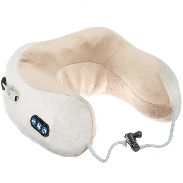 Массажная подушка для тела, для шеи, вибромассаж, роликовый ...