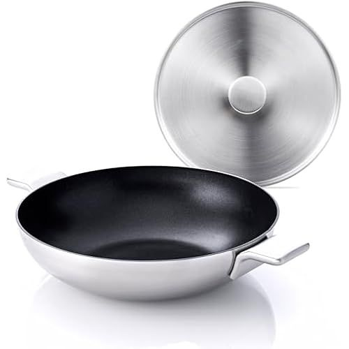 Вок Masterpro MasterPRO Alessi - набор для вока 28 см с крышкой - из ...