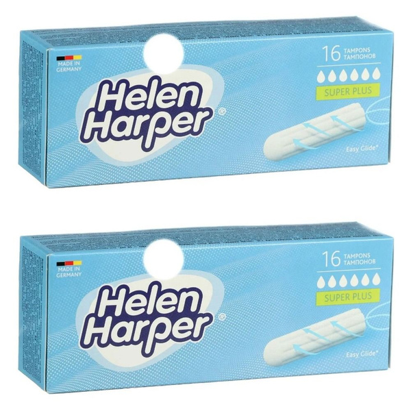 Helen Harper Тампоны Super Plus безаппликаторные, 16 шт, 2 уп - купить ...
