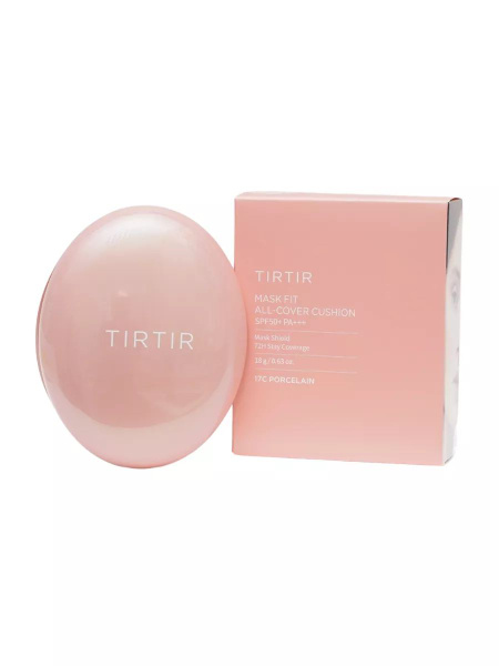 Кушон матовый TIRTIR Mask Fit All Cover Cushion SPF50+ #23N Sand ...
