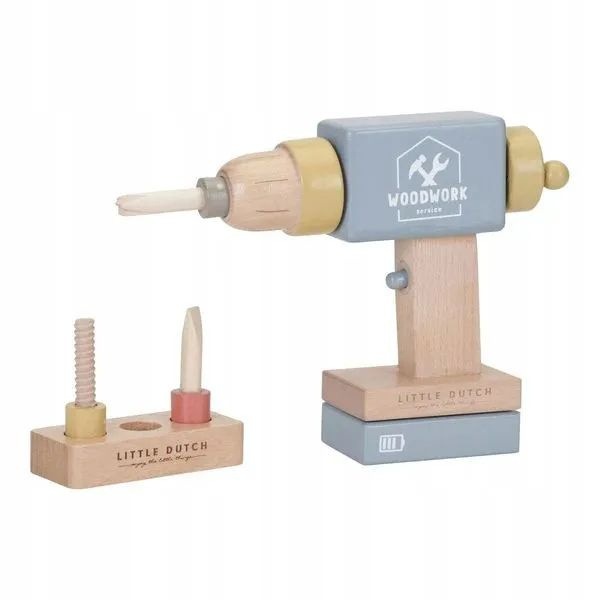 Игрушечная дрель Little Dutch Wooden Drill купить на OZON по низкой ...