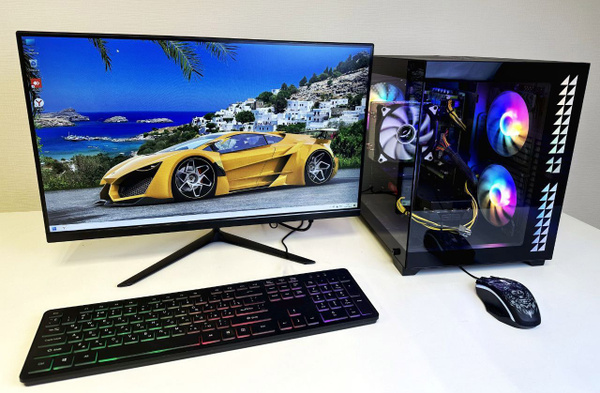 Моноблок 27" Компьютерс Игровой компьютер E5/RX-580-8GB/16GB/SSD-512 ...