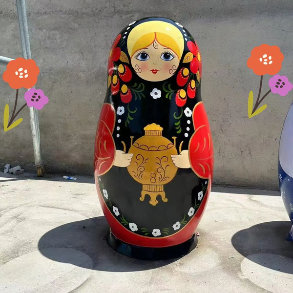 Большая матрешка из армированного стекловолокном пластика-Высота 90 см ...