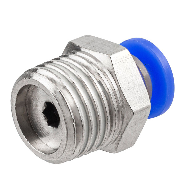 Фитинг для пластиковых трубок 4мм с наружной резьбой 1/4", F-SPC04-02 ...