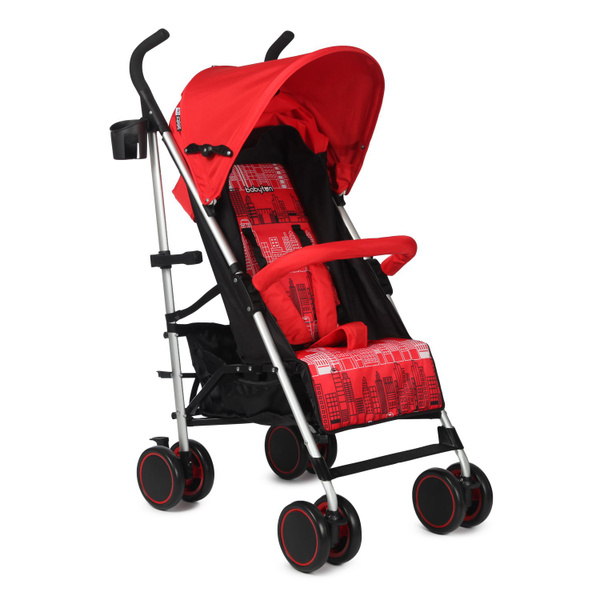 Коляска прогулочная Babyton City Red купить на OZON по низкой цене ...
