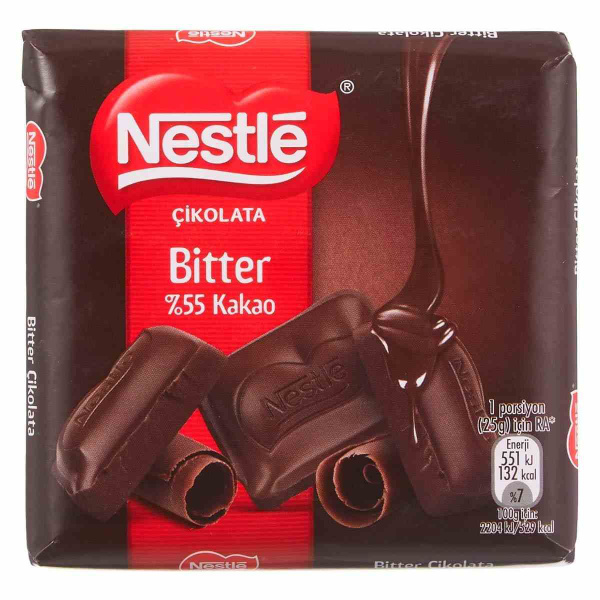 Шоколад Nestle Bitter 55% какао, 60 г - купить с доставкой по выгодным ...