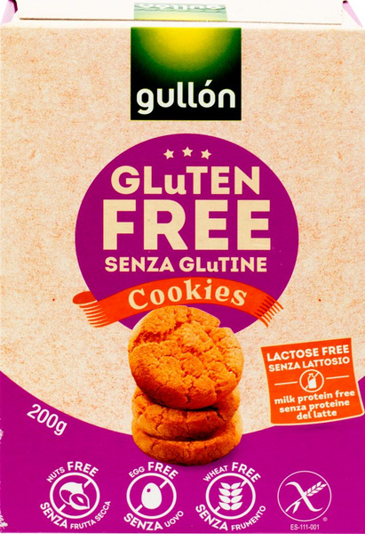 Печенье безглютеновое GULLON Cookies, 200г - купить с доставкой по ...