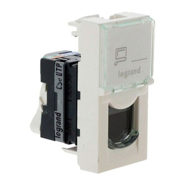 Legrand Mosaic Розетка RJ45 UTP кат 5Е 1мод - купить с доставкой по ...