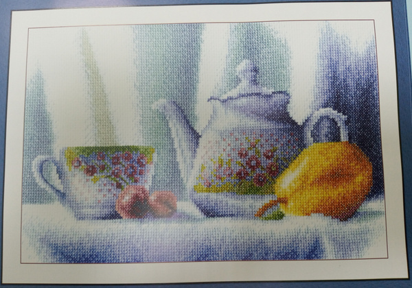 Чайник в цветочек. Набор Панна для вышивания крестом. - купить с ...