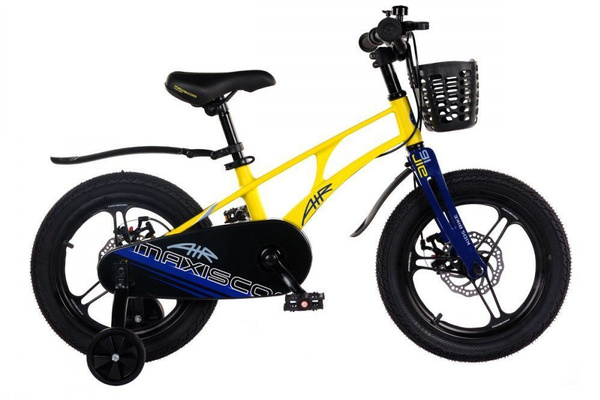 Велосипед MAXISCOO 16 AIR Pro 2024 one желтый матовый купить c ...