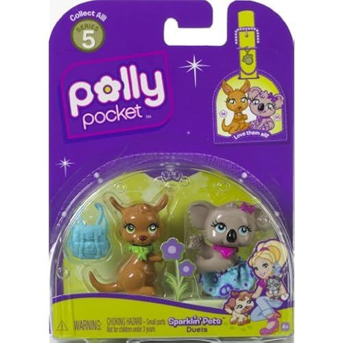 Mattel Polly Pocket Кукла Polly Pocket Duo Friends Animals Friends ...