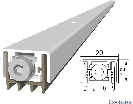 Автопорог FORBSA FLAT (20х12) 820 мм (-220 мм) - купить с доставкой по ...