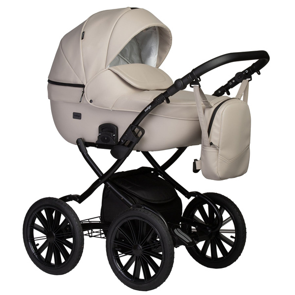 Коляска 2-в-1 Indigo MIO Eco Plus 14" (02 св.бежевая кожа) - купить с ...
