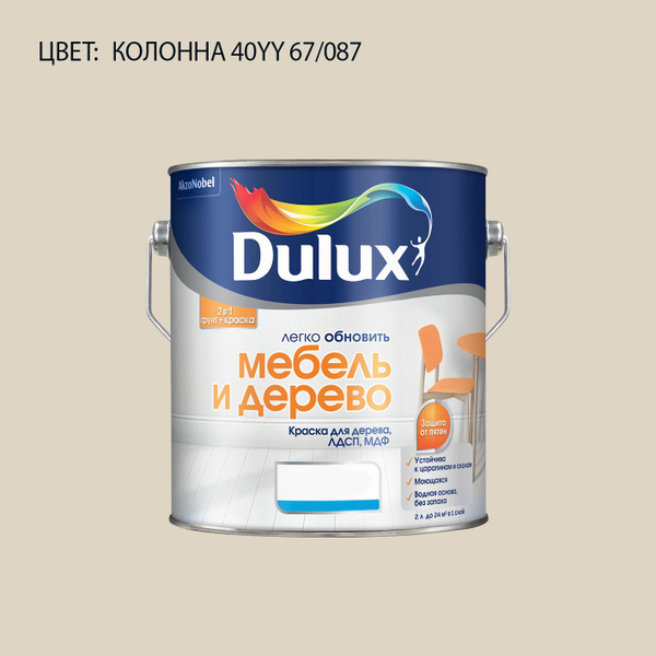 DULUX Легко Обновить - Мебель и Дерево краска-грунт колерованная ...
