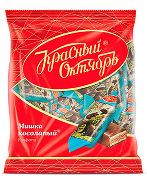 Конфеты Мишка косолапый, Красный Октябрь, 200г купить на OZON по низкой ...