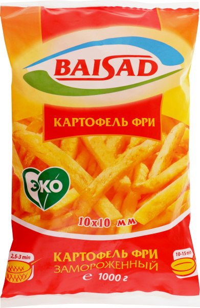 Картофель BAISAD фри замороженный, 1000г - купить с доставкой по ...