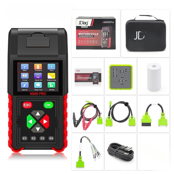 Ручной сканер для мотоциклов JDiag M200 Pro, версия OBD купить на OZON ...