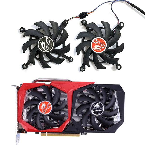 Комплект кулеров 85мм 4 pin для видеокарт Colorful RTX 3060 3050 2070 ...