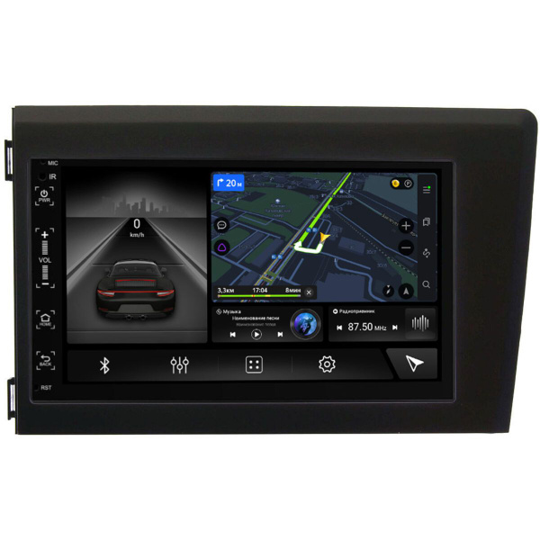 Магнитола в штатное место 2 din Volvo S60, V70, XC70 2000-2004 Canbox H ...