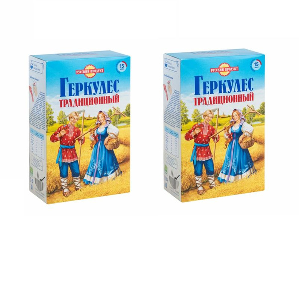 Русский Продукт Геркулес, Традиционный, 500 гр, 2 уп - купить с ...