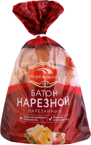 Батон нарезной ЧЕРЕМУШКИ, 200г / Хлеб купить на OZON по низкой цене ...
