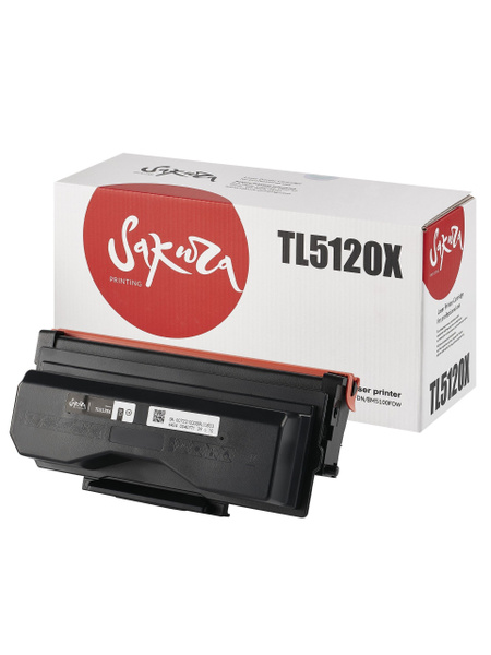 Расходник для печати Sakura TL-5120X/P, Черный (black), для лазерного ...