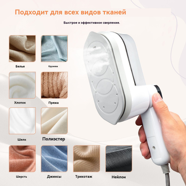 домашний антигоряной портативный паровой гладильный аппарат с рукоятой ...