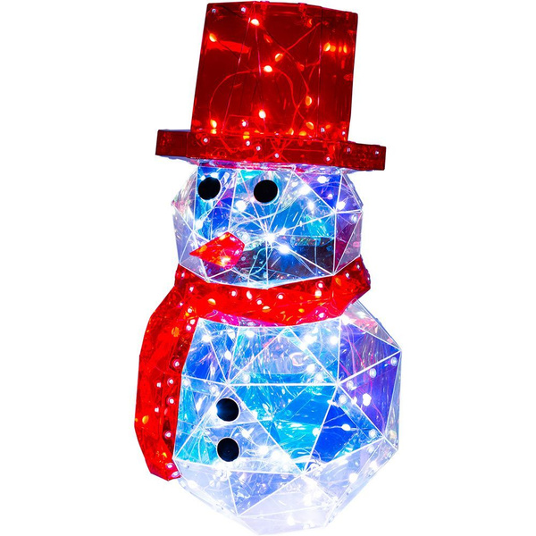 Фигура новогодняя светодиодная СНЕГОВИК Christmas с подсветкой (6939-9 ...