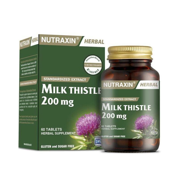Nutraxin Milk Thistle (Расторопша 200 мг) 60 таблеток купить на OZON по ...