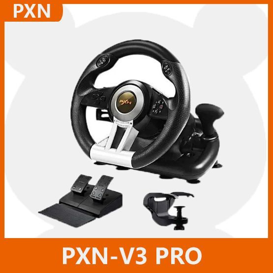 Характеристики Игровой руль PXN V3 Pro для ПК, PS3, PS4, XBox One ...