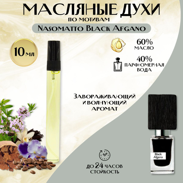 Туалетная вода Духи-масло по мотивам Nasomatto Black Afgano (Блэк ...