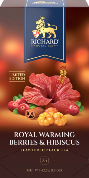 Чай черный RICHARD Royal Warming Berries & Hibiscus, 42,5г купить на ...