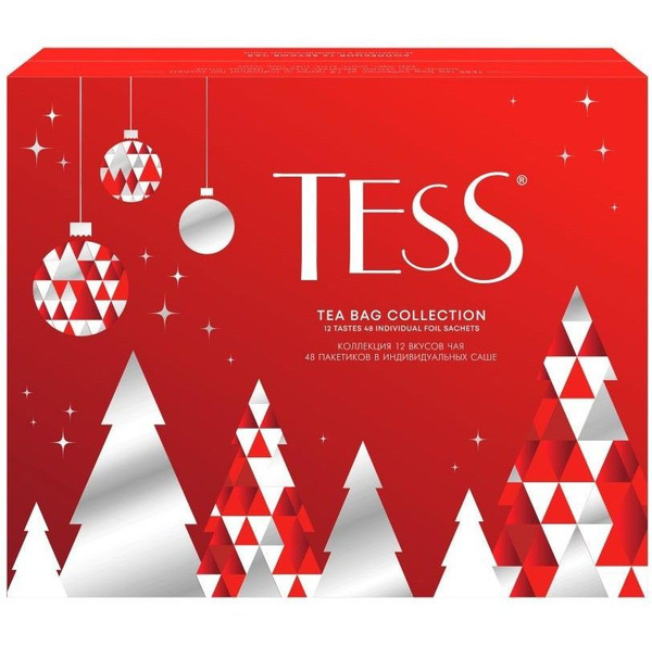 Набор чая Tess 12 вкусов, 81 г Россия купить на OZON по низкой цене ...