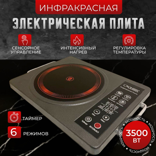 Инфракрасная настольная плита инфракрасная плита настольная 1 конфорка ...
