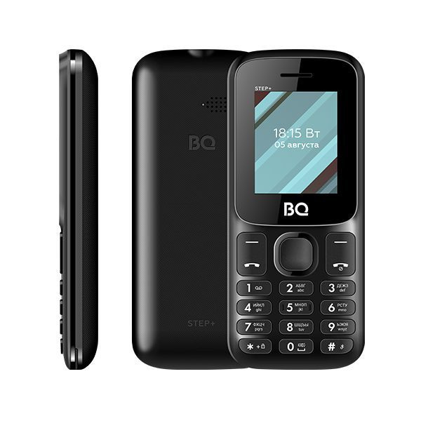 BQ Мобильный телефон Телефон кнопочный мобильный BQ 1848 Step+, черно ...