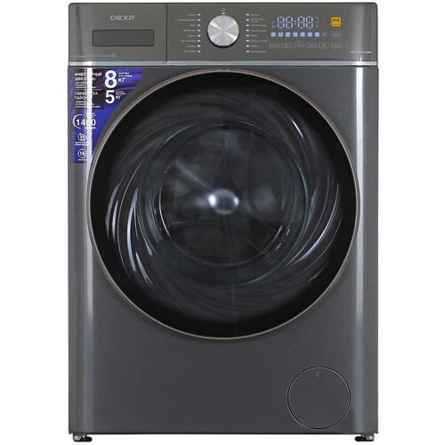Стирально-сушильная машина DEXP WD-F814DMG/GBSI фронтальная, стирка 8 ...