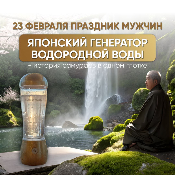 Генератор водородной воды Timeless Beauty / Активатор воды / Водородная ...