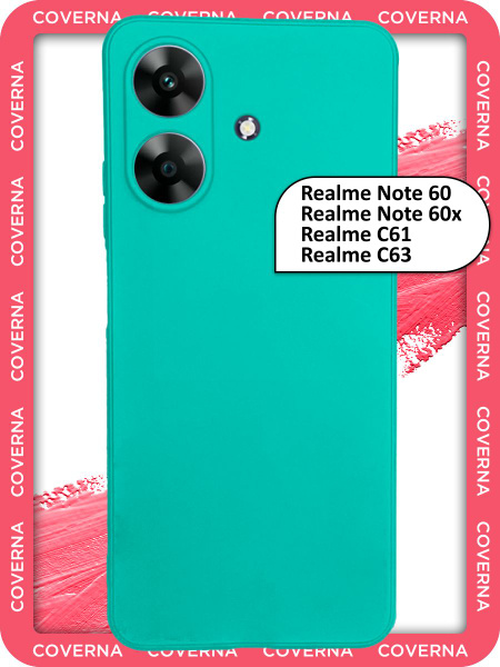 SEAHAI Cover per Realme C63/Realme C61/Realme Note 60/Realme Note 60X, Ultra Sottile Custodia in TPU a Gradiente Colori, Trasparente Silicone Morbido Case Antiurto Fodera, Viola/Blu
