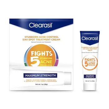 Clearasil Крем для борьбы с прыщами максимальная сила Клерасил ...