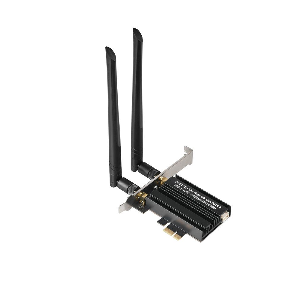 Сетевая карта для пк Wi-Fi 6E 2.4GHz 5GHz 6GHz, Bluetooth 5.2 сетевая карта pci-e Windows Linux