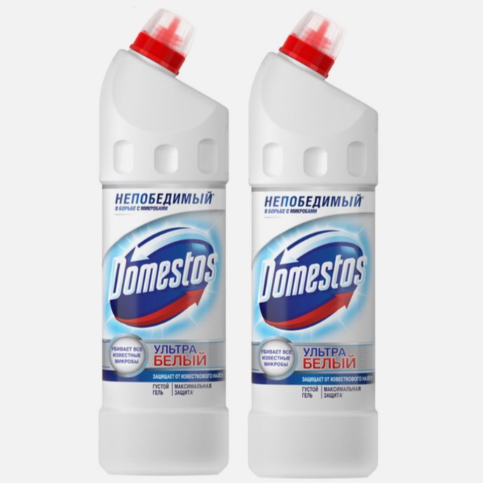 Domestos ультра белый чистящее средство для туалета антибактериальный эффект 1500 мл