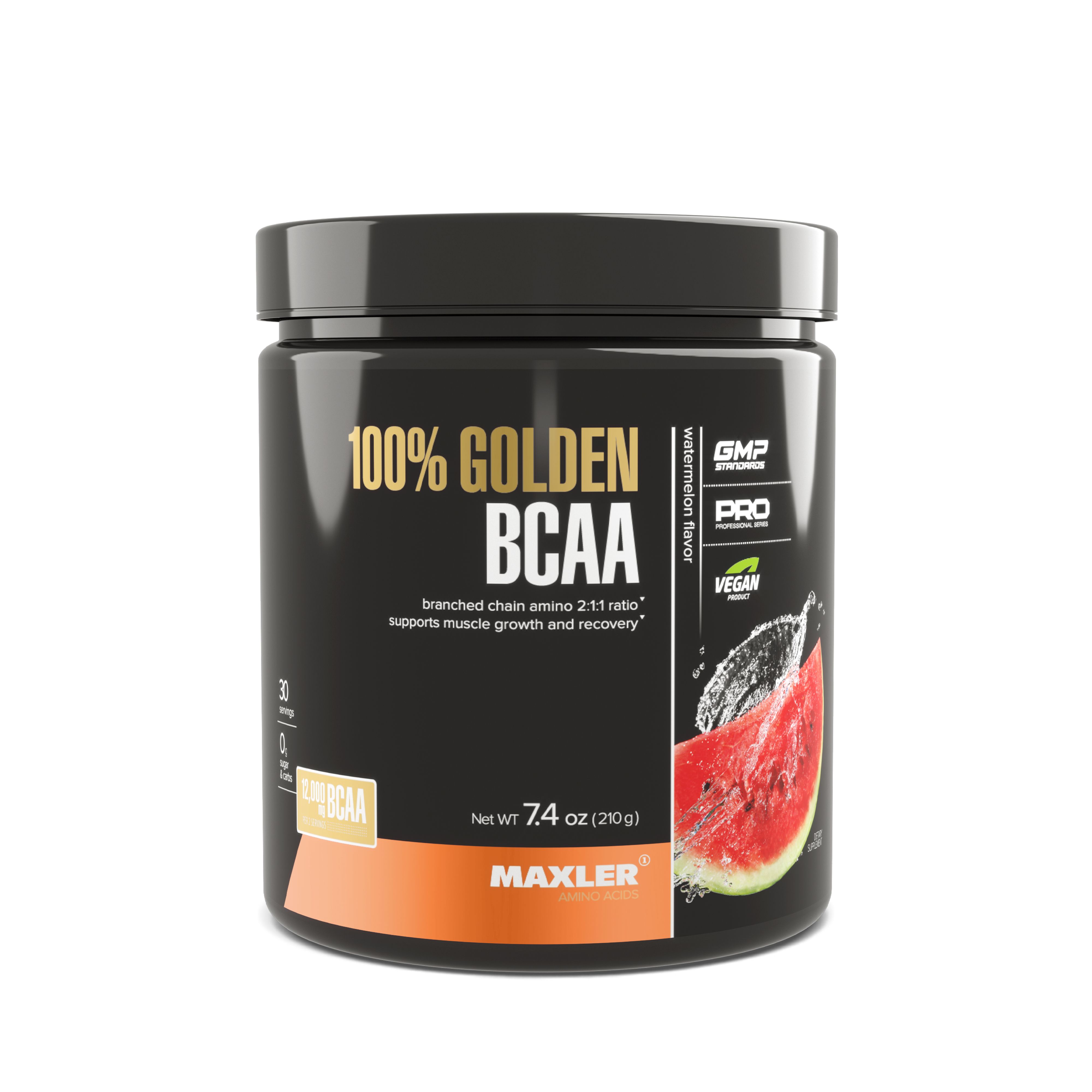 Аминокислоты Maxler 100% Golden BCAA 2:1:1 210г Арбуз