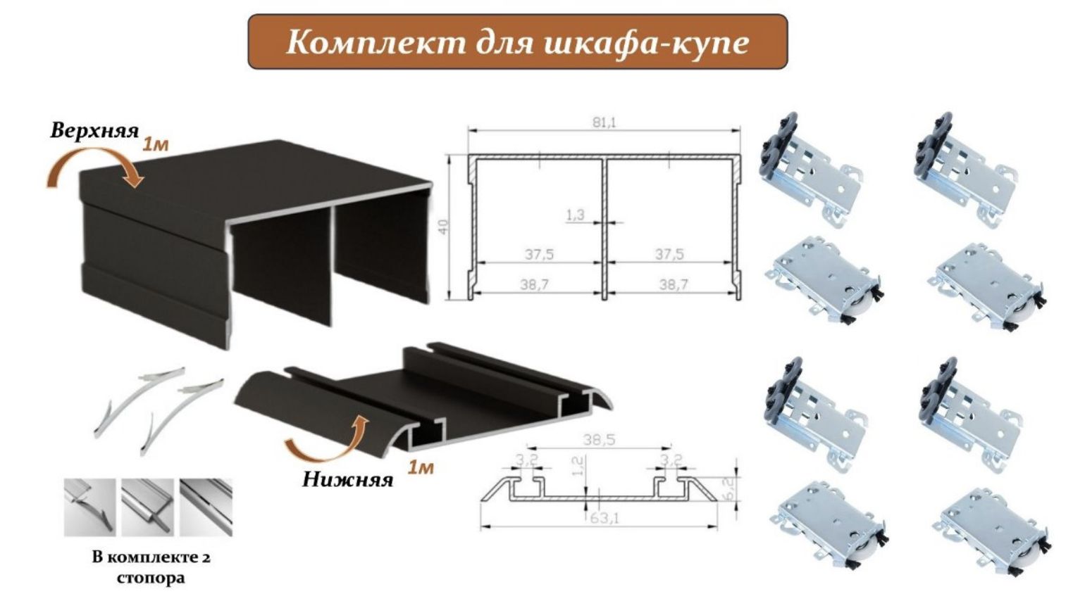 Направляющие для шкафа купе икеа