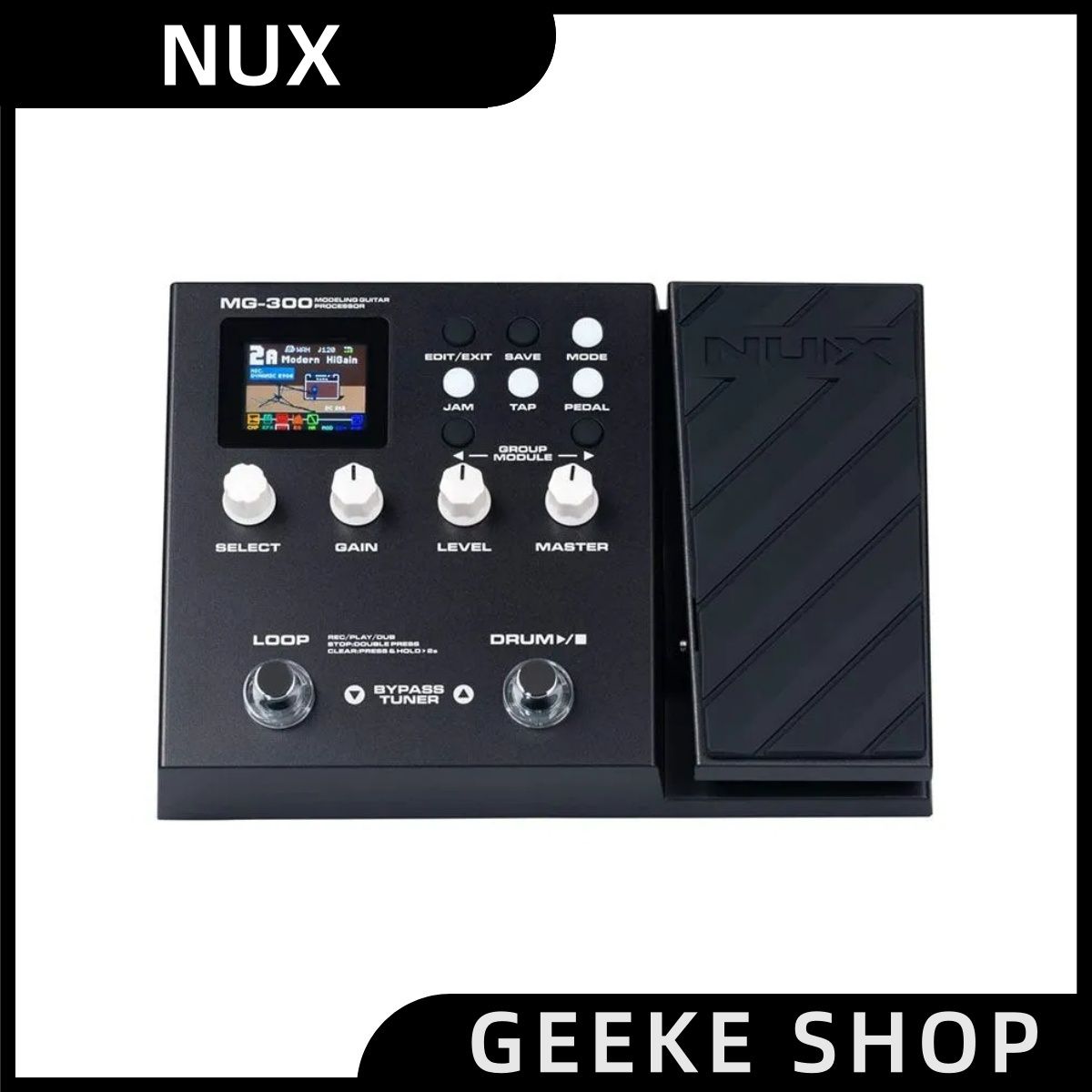 Процессор эффектов для гитары Nux MG-300 Modeling Processor