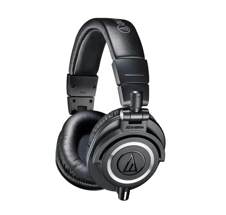 Audio-TechnicaНаушникипроводныесмикрофоном,3.5мм,microUSB,черный