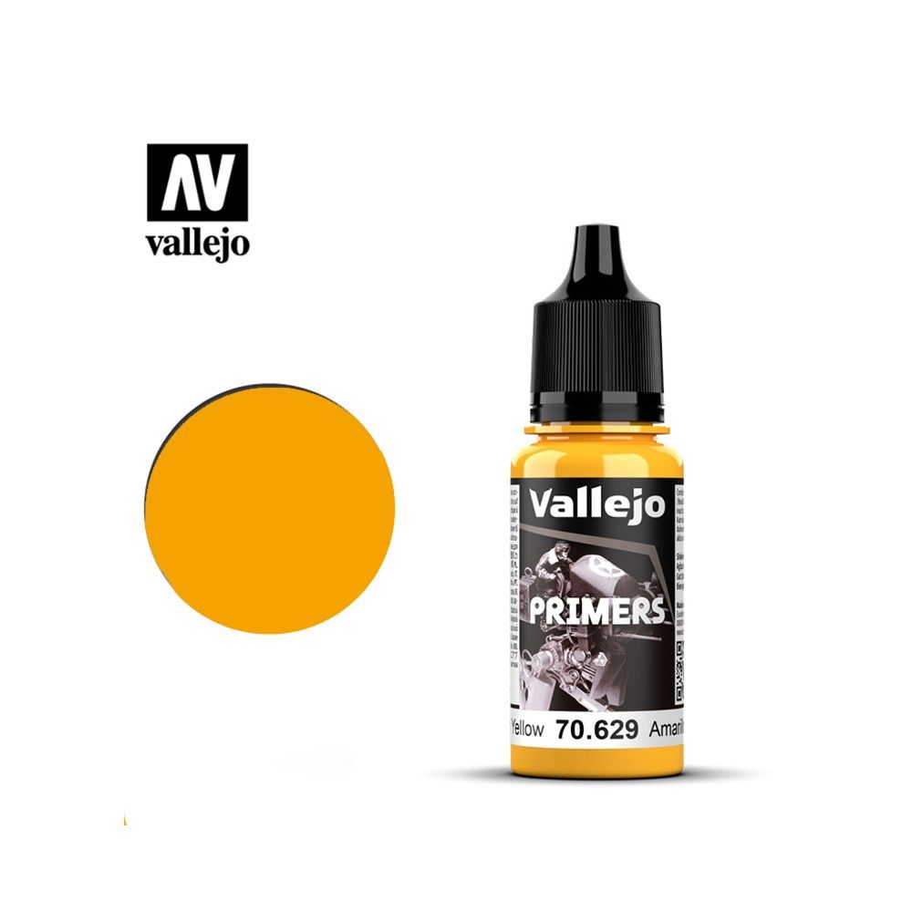 Акрилово-полиуретановый грунт Vallejo "Primers" 70.629 Sun Yellow, 18 мл